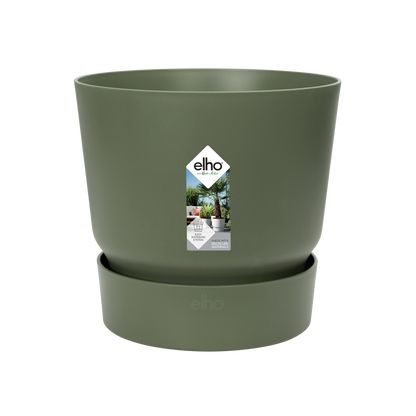 Pot - Greenville Round Groen - Ø 24cm x H 23cm