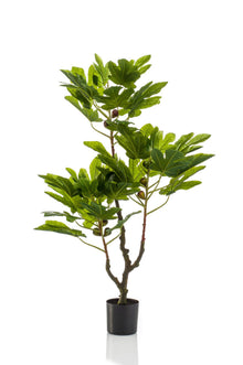 Kunstplant - Ficus Carica Vijgenboom - Hoogte ↕ 95cm