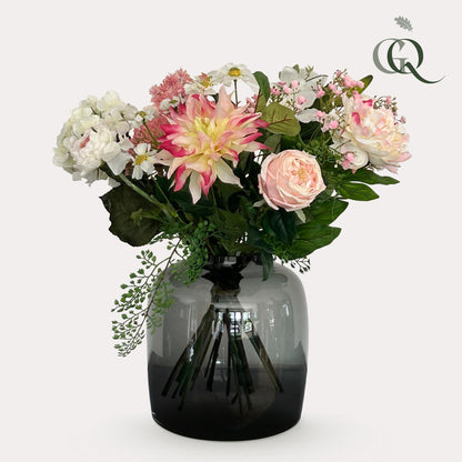 Kunstbloemen - Boeket Pastel Lover - 40cm