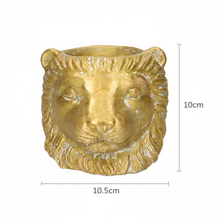 Pot - Planter Leeuw - Goud - Ø 11/13cm Hoogte 10cm