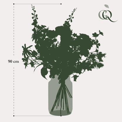 Kunstbloemen - Boeket XL Electric Love - Hoogte ↕ 90cm