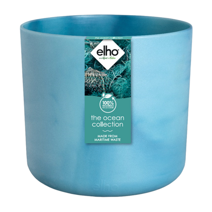 Pot - Elho Ocean Round Atlantic Blue - Ø 18cm H 17cm
