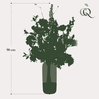 Kunstplant - Kunstbloemen Boeket XL Luxury Glam - 90 cm