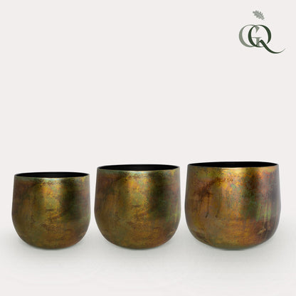 Sierpot - Koper Elisa Vintage Green - Set van 3