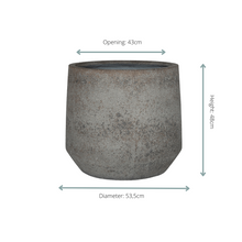 Sierpot - Harith L Dioriet Grey - Ø 53,5cm H 48cm