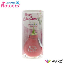 Kunstbloem - Message Printz Valentijn In Koker - Hoogte ↕ 20cm