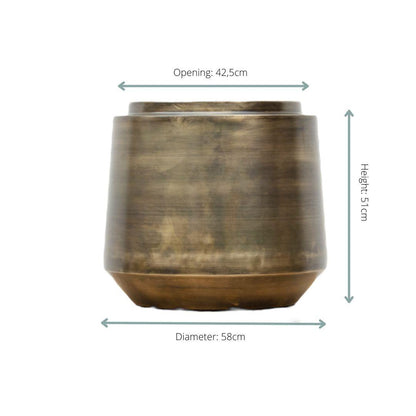 Sierpot - Pot Indigo Vintage Gold - D58 x H51cm