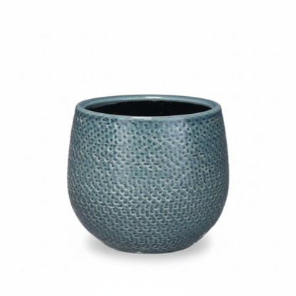 Pot Gabriel Rond Blauw - Ø 14cm
