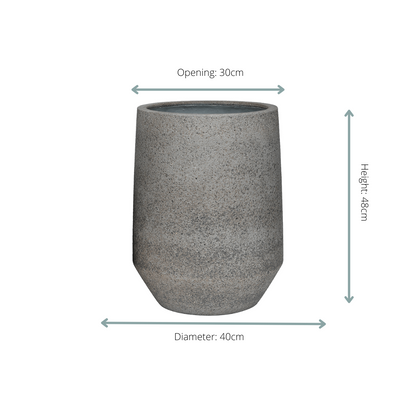 Sierpot - Harith High S Dioriet Grey - Ø 40cm Hoogte ↕ 48cm