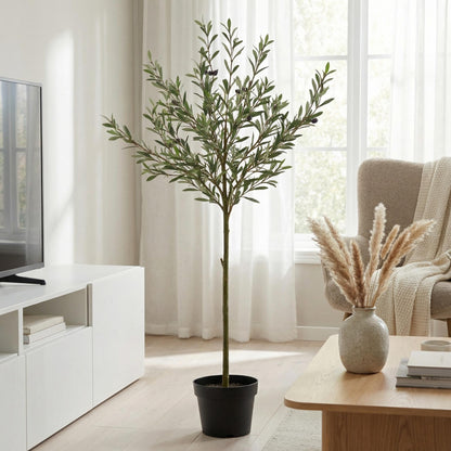 XL Kunstplant - Kunstolijfboom - Hoogte ↕ 150cm