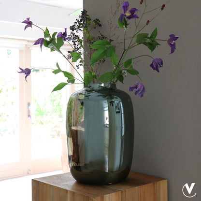 Vaas - Glas Artic Grey - M - H35cm W25cm