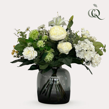 Kunstbloemen - Boeket M White Dream - Hoogte ↕ 60cm