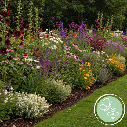 Buitenplant 24x Borderpakket Bijen- en Vlinderlokkend - Weinig onderhoud - Pot Ø 11cm Hoogte ↕ 10-25cm