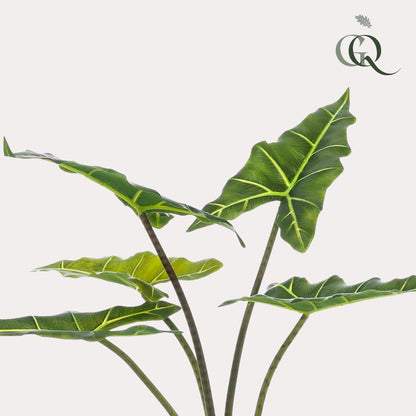 Kunstplant - Alocasia Frydek Olifantsoor - 80 cm