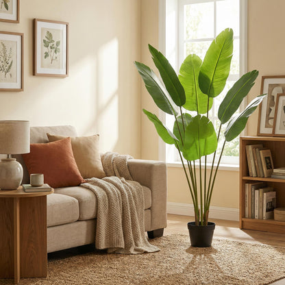 Kunstplant - Kunstplant Strelitzia Nicolai - 135cm