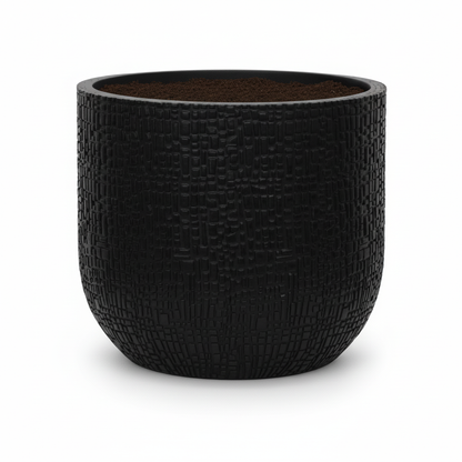 Pot - Nature Skin Bol Antraciet - Ø 17cm x H 15cm