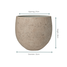 Pot - Orb Grey Washed - Ø 32cm H 28cm