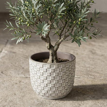 Sierpot - Mini Pot Relief Wit - Ø 7cm