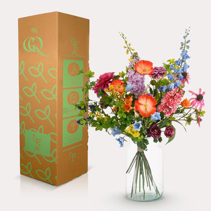 Kunstbloemen - Boeket XL Electric Love - Hoogte ↕ 90cm