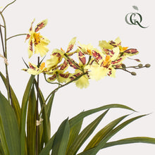 Kunstplant - Orchidee Geel - 45cm