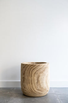 Sierpot - Pia Pot XL Hout Lichtbruin - H 42cm B 40cm