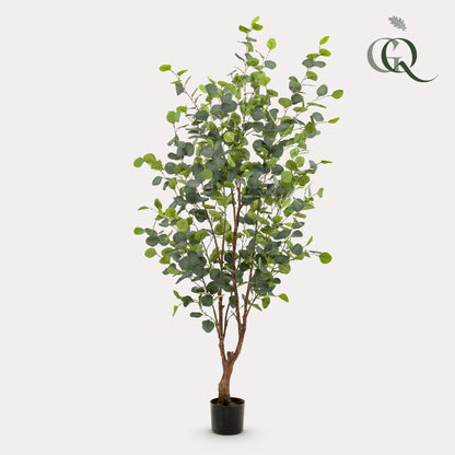 XL kunstplant - Eucalyptus Blauwe Gomboom - Hoogte ↕ 140cm