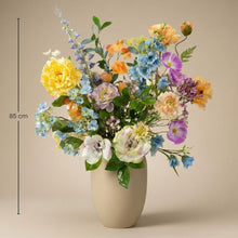 Kunstbloemen boeket - Soft Spring Deluxe Real Touch - 18 stelen - Hoogte ↕ 85cm