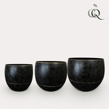 Pot - Zwart - Belia Vintage Black - Set van 3
