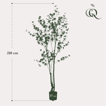 Kunstplant - Tropaeolum Speciosum Oost-Indische Kers - Hoogte ↕ 210cm