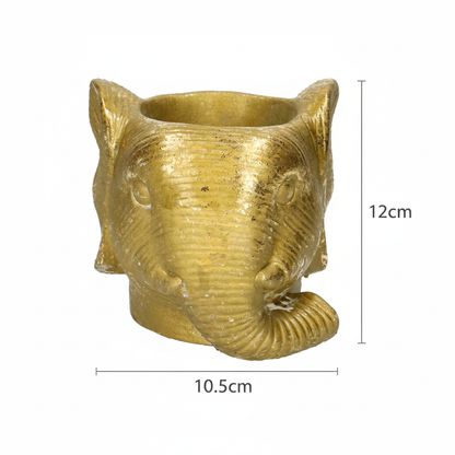 Sierpot - Planter Olifant Goud - D11/12cm x H10cm