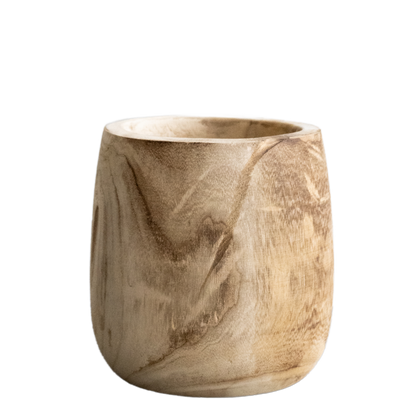 Sierpot - Hout Lichtbruin Pia - M - H25cm B23cm
