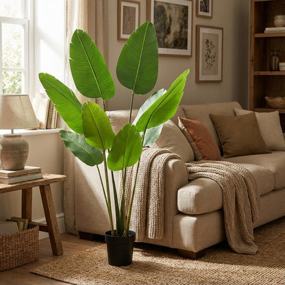 XL Kunstplant - Strelitzia Nicolai - Hoogte ↕ 155cm