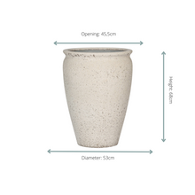Sierpot Artemis Chalk White - L Ø 53cm x H 68cm