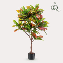 Kunstplant - Croton Codiaeum Wonderstruik - Hoogte ↕ 120cm