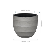 Sierpot - Bordo New Egg Grey - Ø 55cm x H 46cm