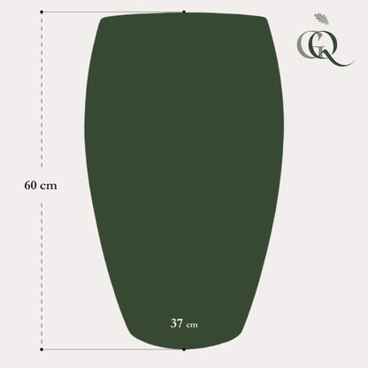 Sierpot - Raindrop Emperor L Antraciet - Pot Ø 37cm Hoogte ↕ 60cm