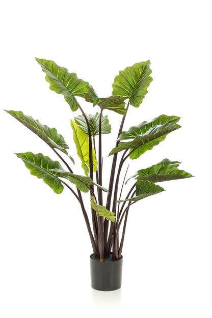 XL kunstplant - Colocasia Pink China - Olifantsoor - Hoogte ↕ 130cm