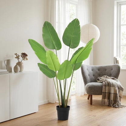 XL Kunstplant - Strelitzia Nicolai - Hoogte ↕ 155cm
