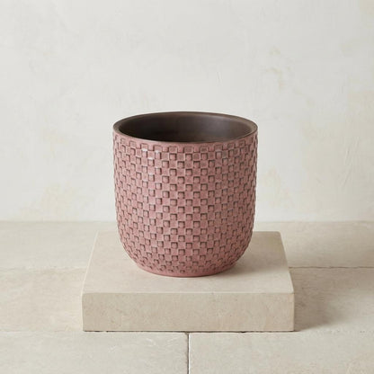 Sierpot - Mini Pot Relief Roze - Ø 7cm