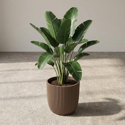 Sierpot - Nature Groove Warm Taupe - Ø 17cm