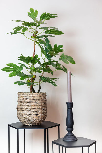 Kunstplant - Ficus Carica Vijgenboom - Hoogte ↕ 95cm