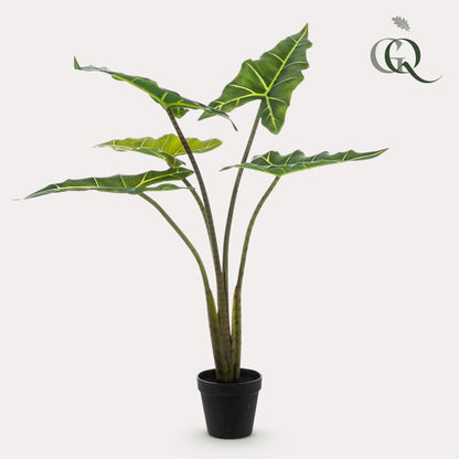 Kunstplant - Alocasia Frydek Olifantsoor - 80 cm
