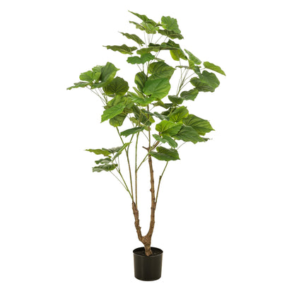 Kunstplant - Ficus Umbellata - Afrikaanse Vijg - Hoogte ↕ 125cm