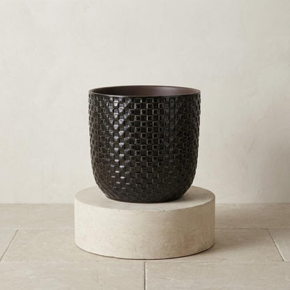 Pot - Pot Relief Zwart - Ø 13,5cm