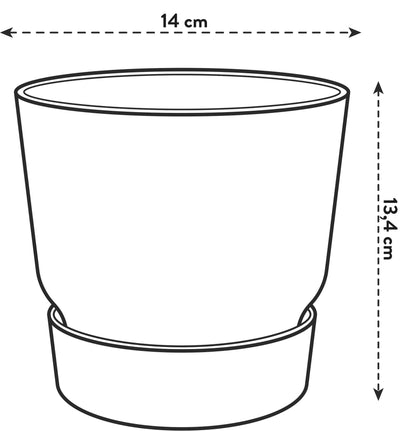 Sierpot - Greenville Round Groen - D14 x H13 cm