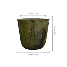 Sierpot - Palermo Marble Groen - Ø 27cm x H 25cm