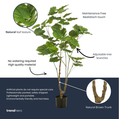 XL Kunstplant - Ficus Umbrella boom - Hoogte ↕ 125cm