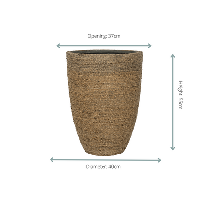Pot - Ben Straw Grass - Ø 40cm Hoogte ↕ 55cm