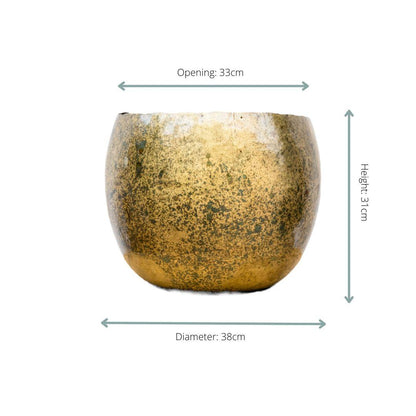 Pot - Ellen Brass - 38x31cm