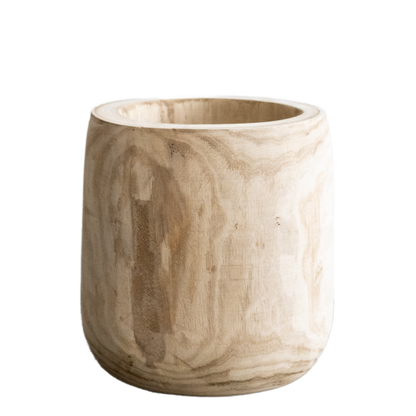 Sierpot - Hout Lichtbruin Pia - L - H31cm B29cm